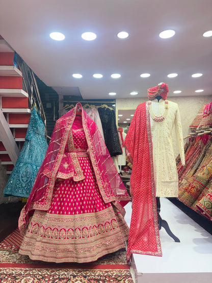 Good looking bridal Lehenga sherwani combo