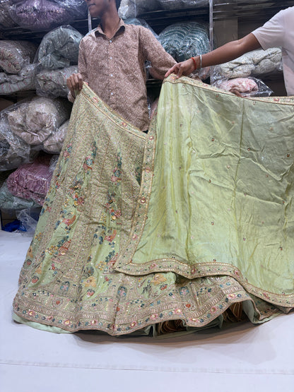 Fair green Lehenga