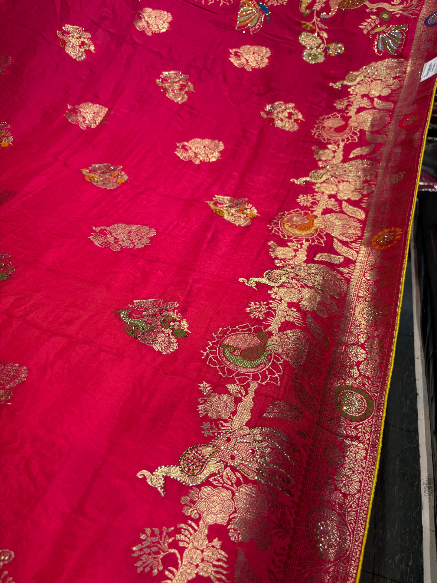 Attractive red saree