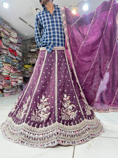 Amazing purple lehenga