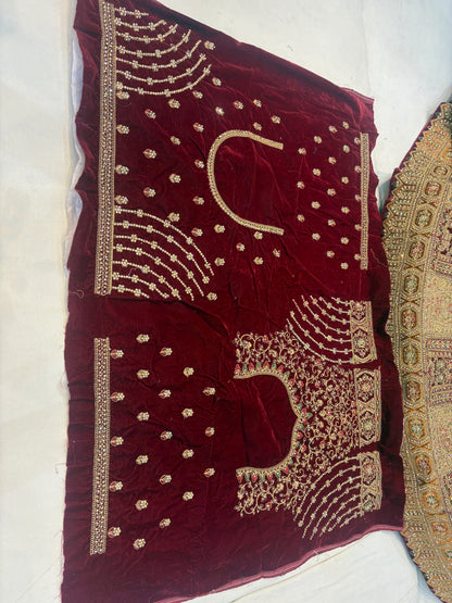 Amazing maroon bridal Lehenga