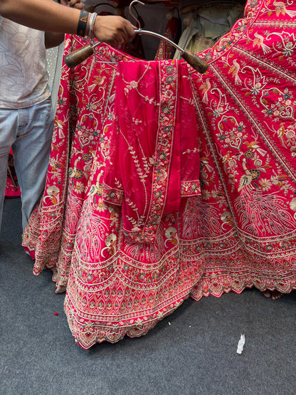 Red Designer Bridal Lehenga