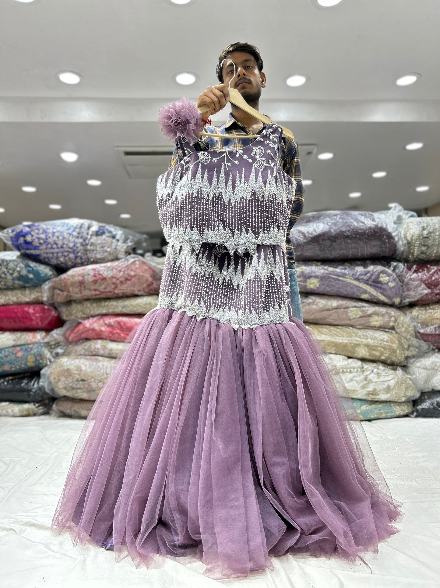 Tremendous fish cut gown