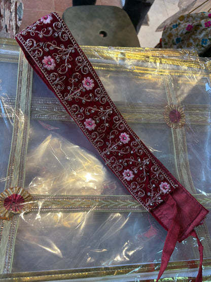 Tremendous red rani pink bridal Lehenga