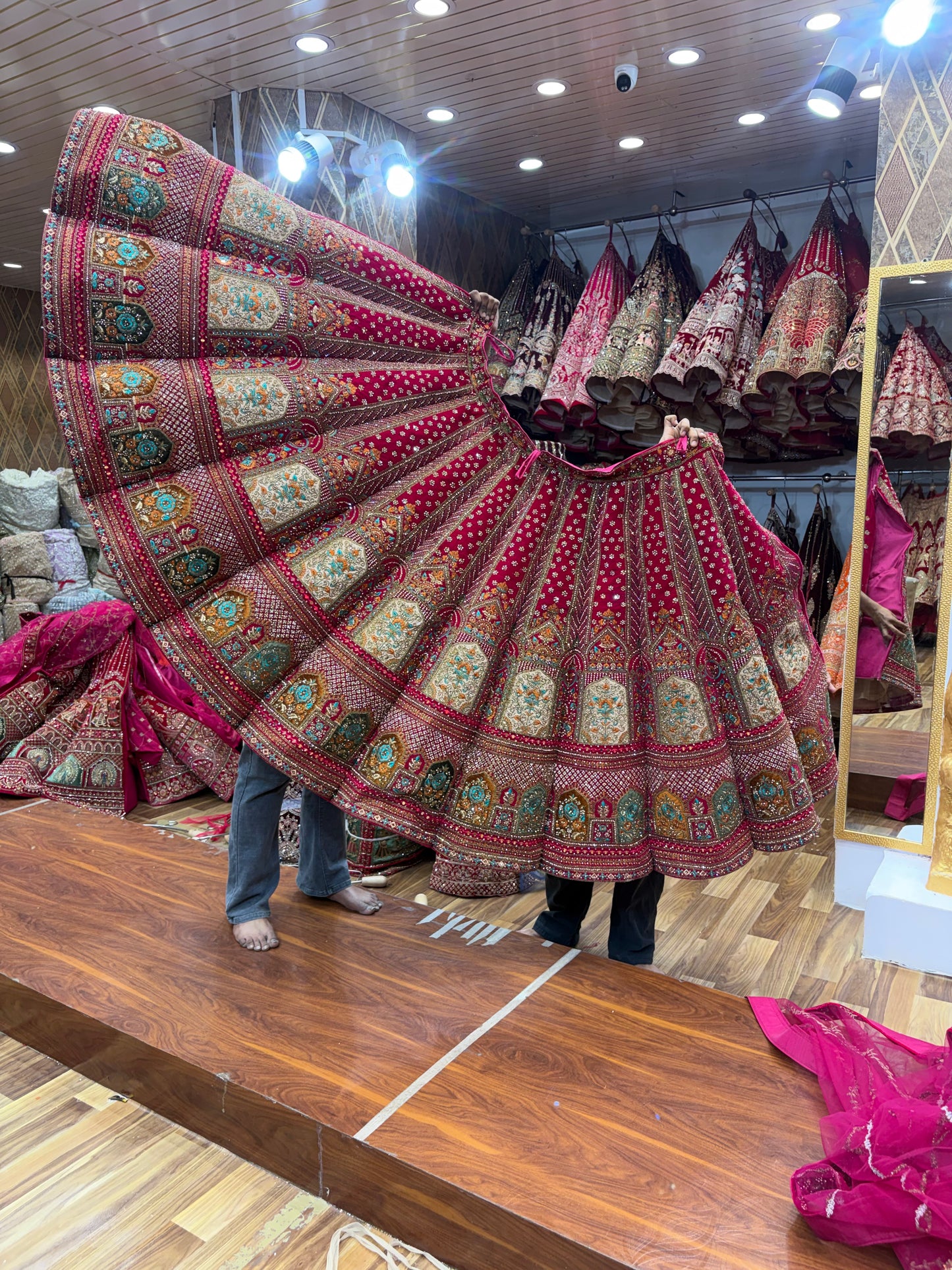 Pink Ball Bridal Lehenga