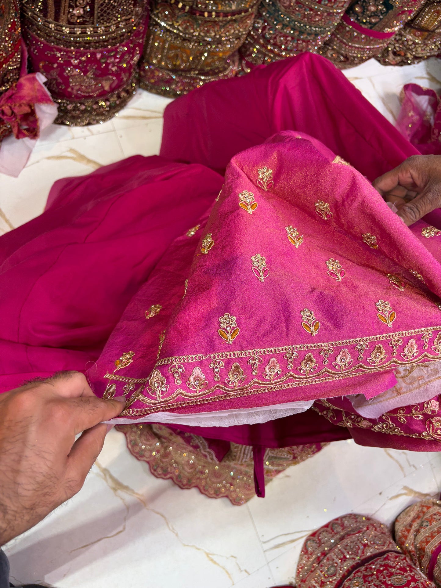 Baby Pink Doli Barat Bridal Lehenga