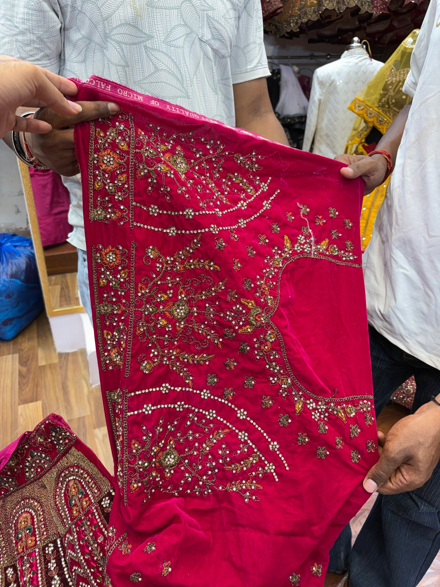 Rani Pink Ball Bridal Lehenga