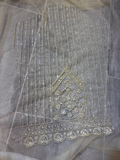 Khoobsurat golden Crop top Lehenga