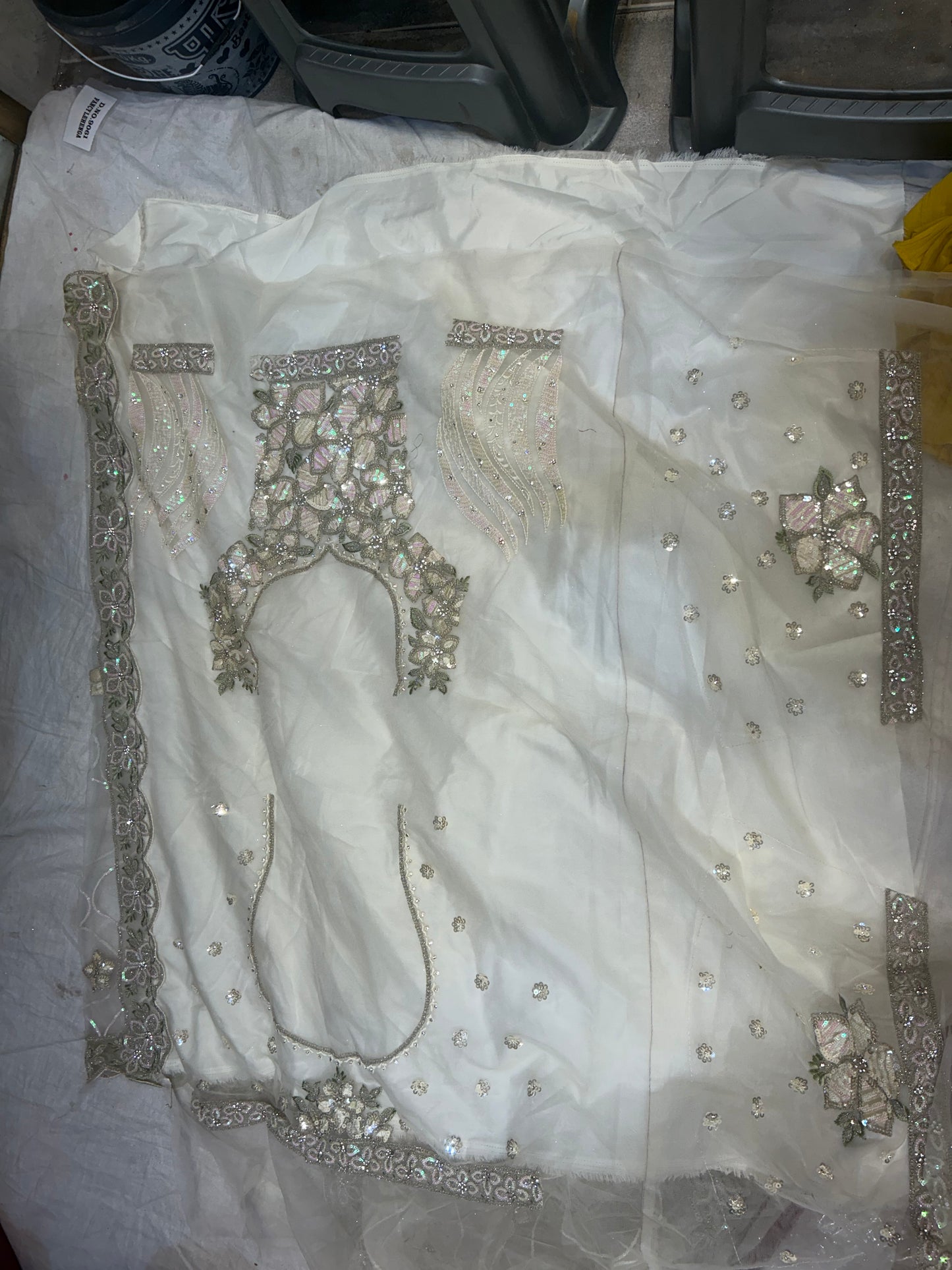 Fantastic white handwork Lehenga
