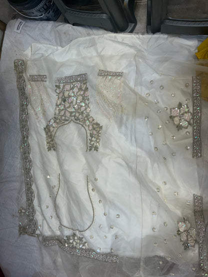 Fantastic white handwork Lehenga