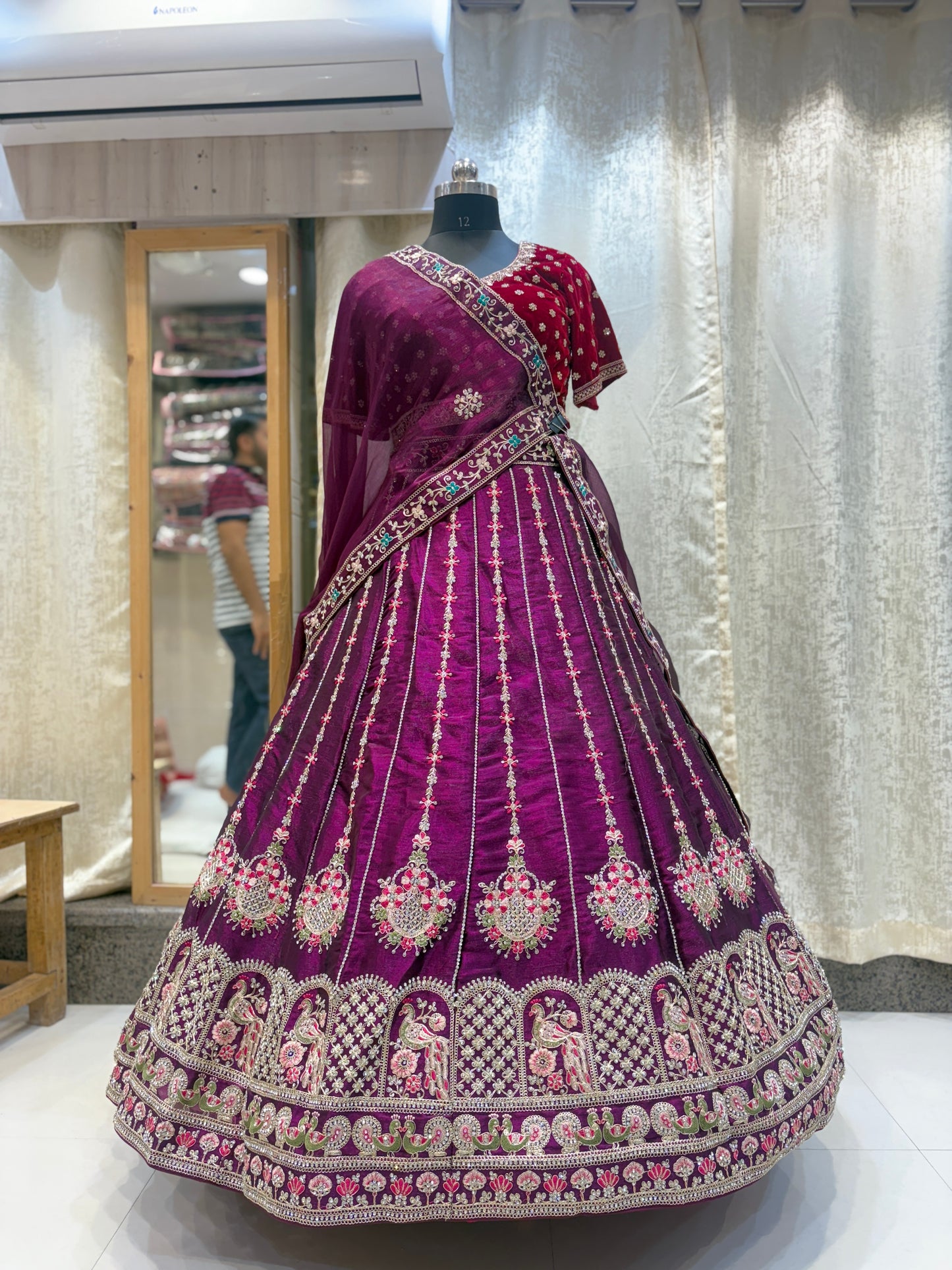 Gorgeous purple Lehenga