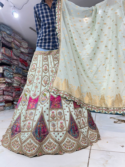Fabulous green lehenga
