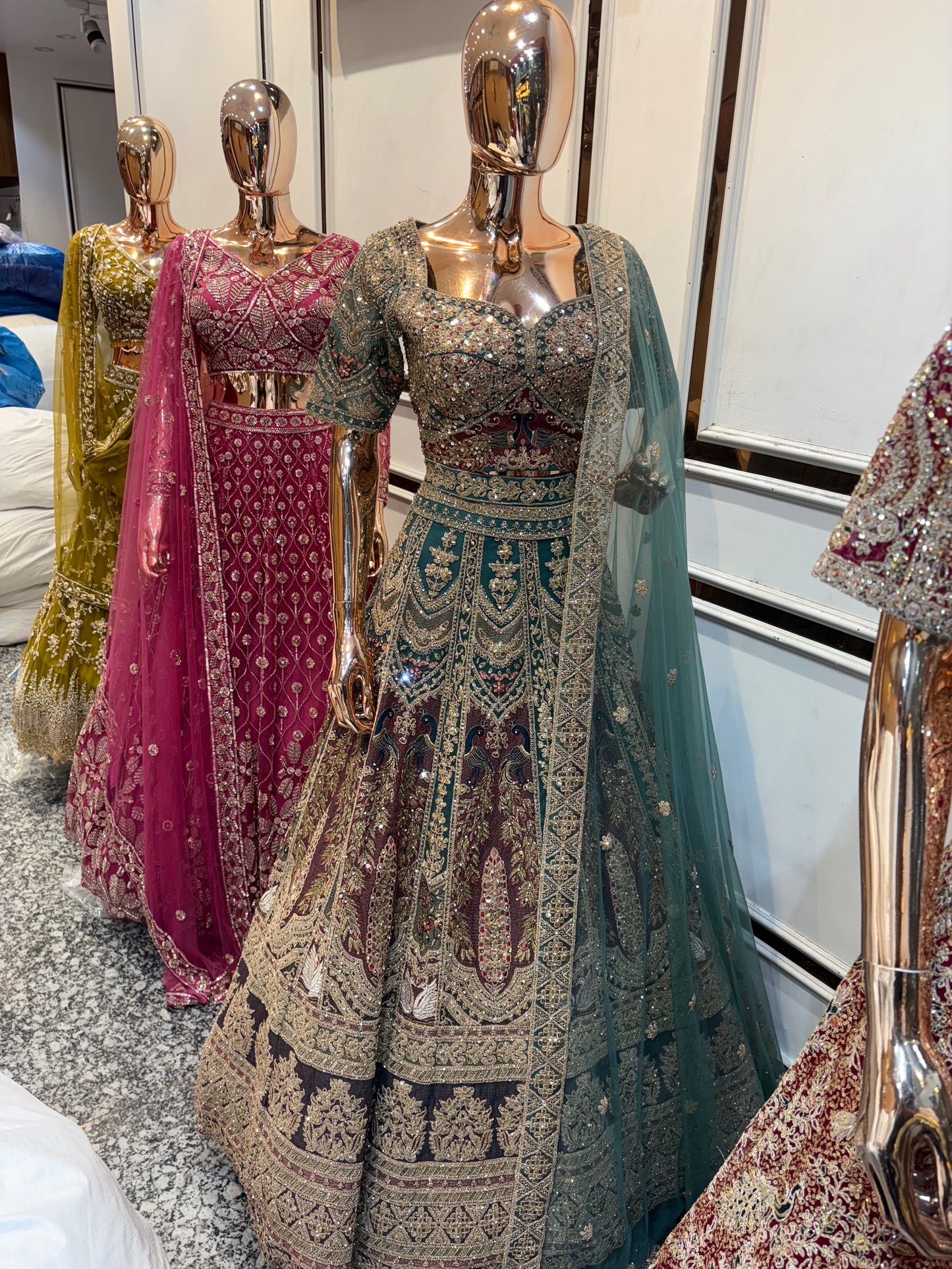 Something Different maroon peach Double Duptta Lehenga Happy Customer