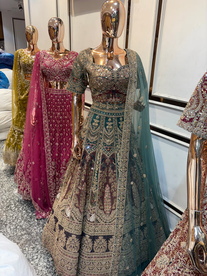 Something Different maroon peach Double Duptta Lehenga Happy Customer