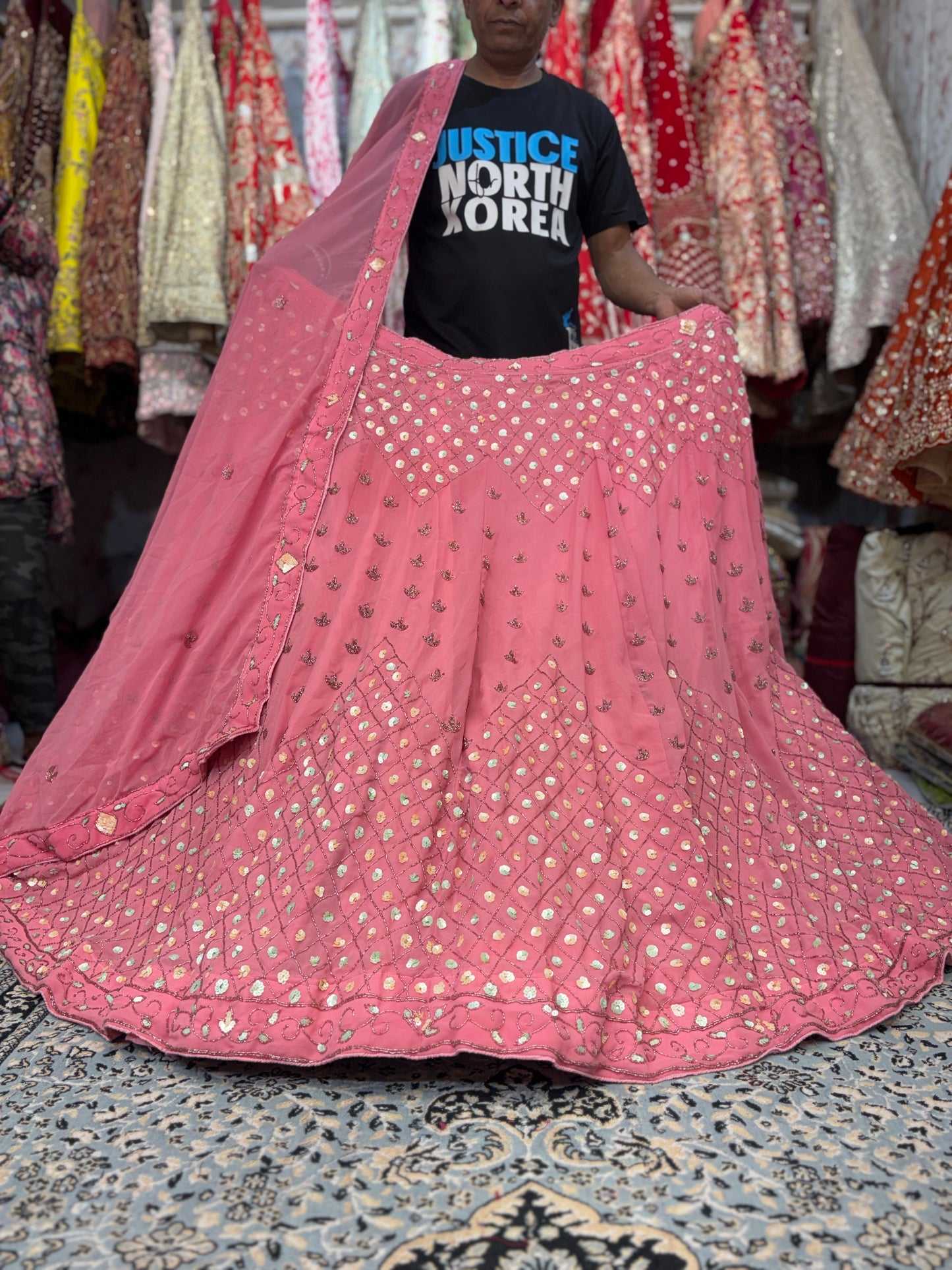 Awesome Baby pink Lehenga