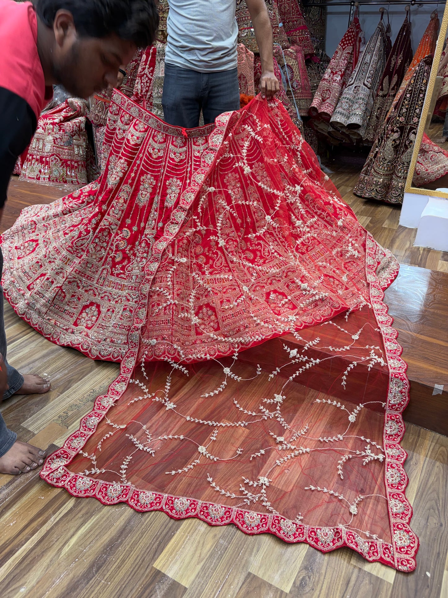 Rani Pink Bridal Lehenga - Shopping World
