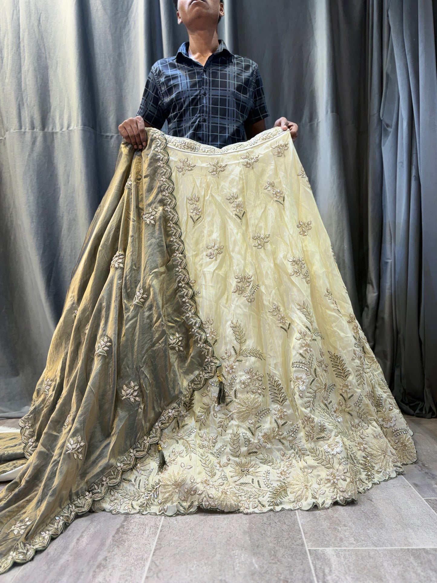 Designer white Lehenga