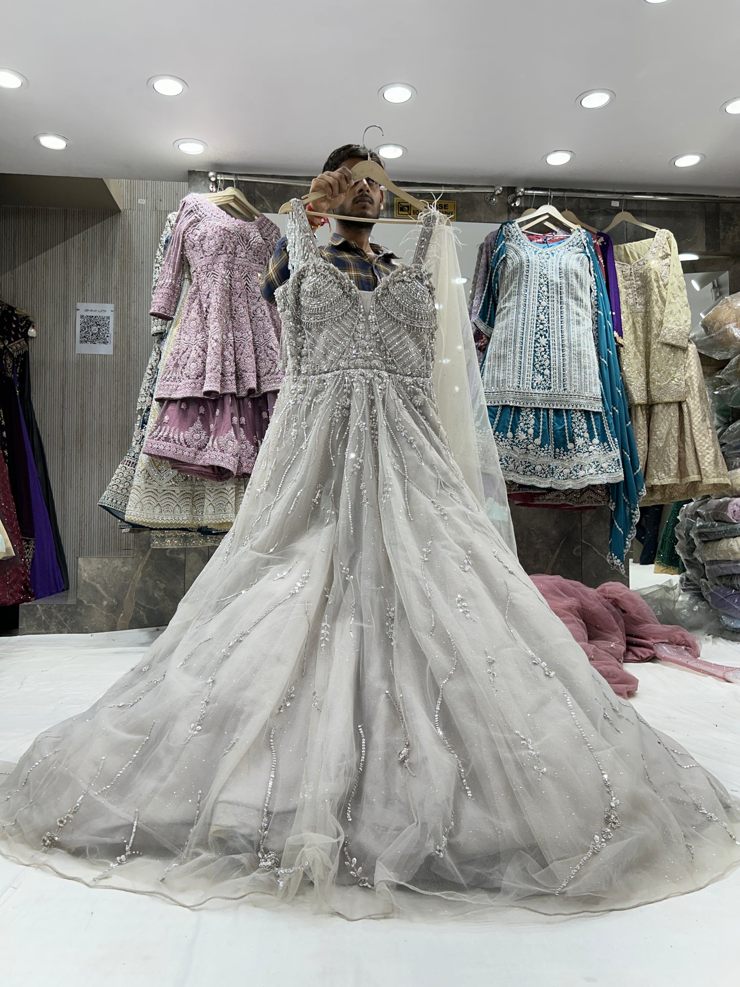 Beautiful peach gown