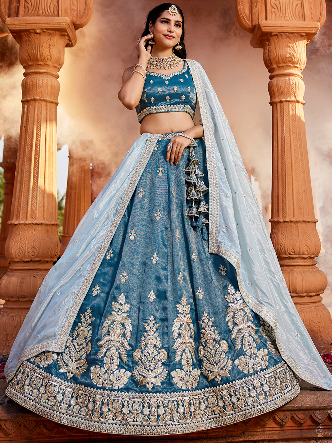Pretty blue lehenga