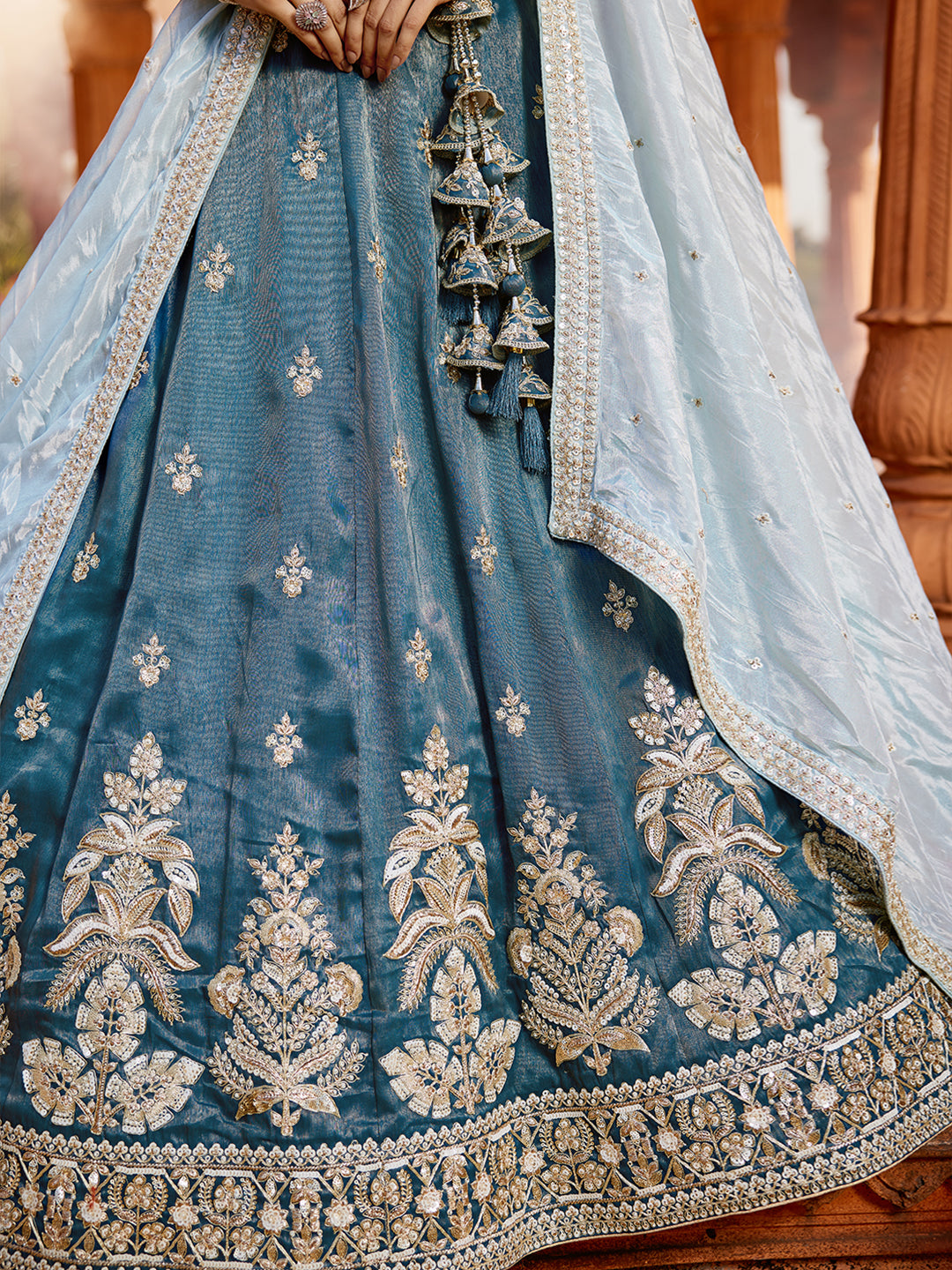 Pretty blue lehenga