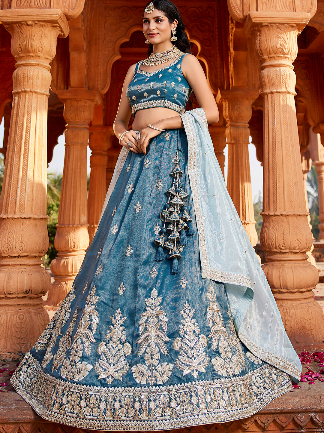 Pretty blue lehenga