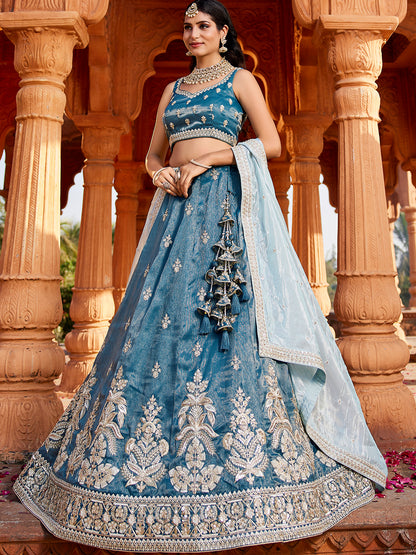 Pretty blue lehenga
