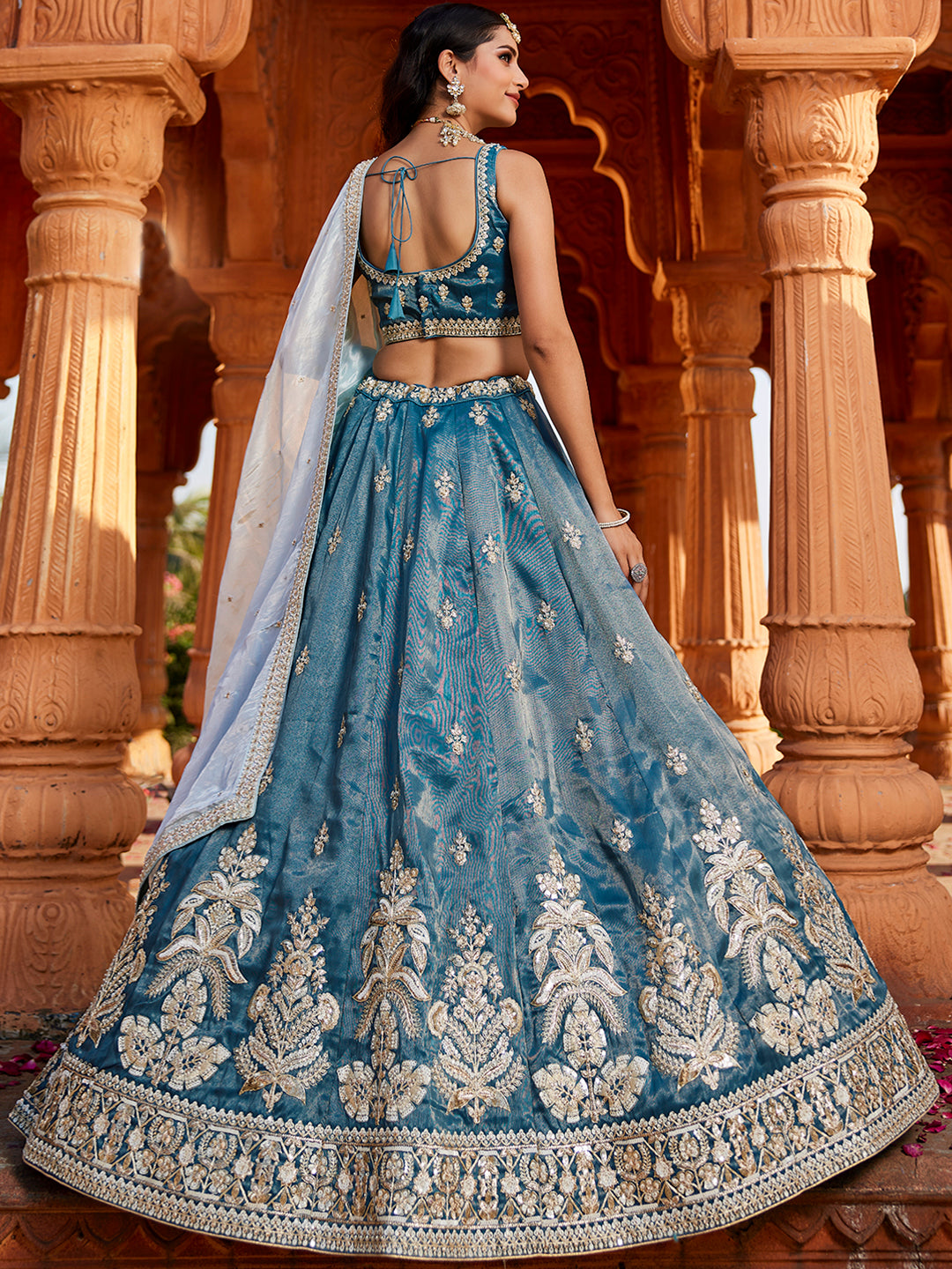 Pretty blue lehenga