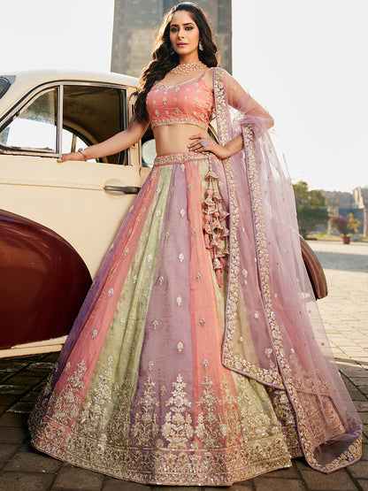 Beautiful multicolour lehenga
