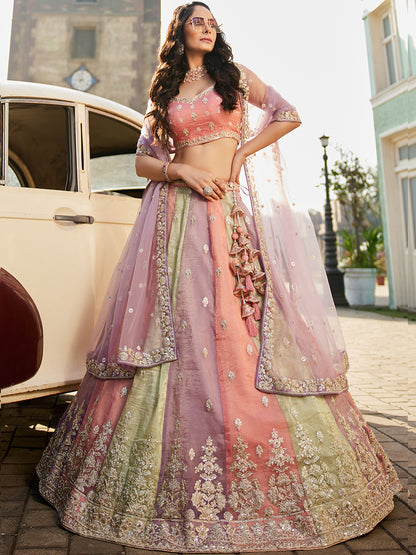 Beautiful multicolour lehenga