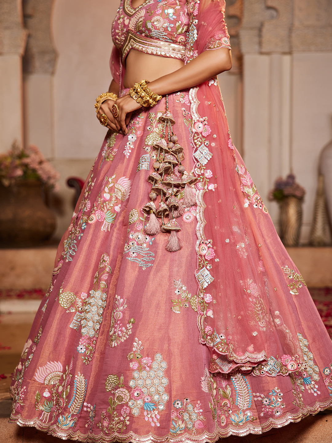 Lovely pink lehenga
