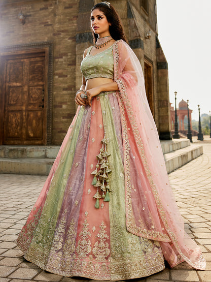 Elegant multicolour lehenga