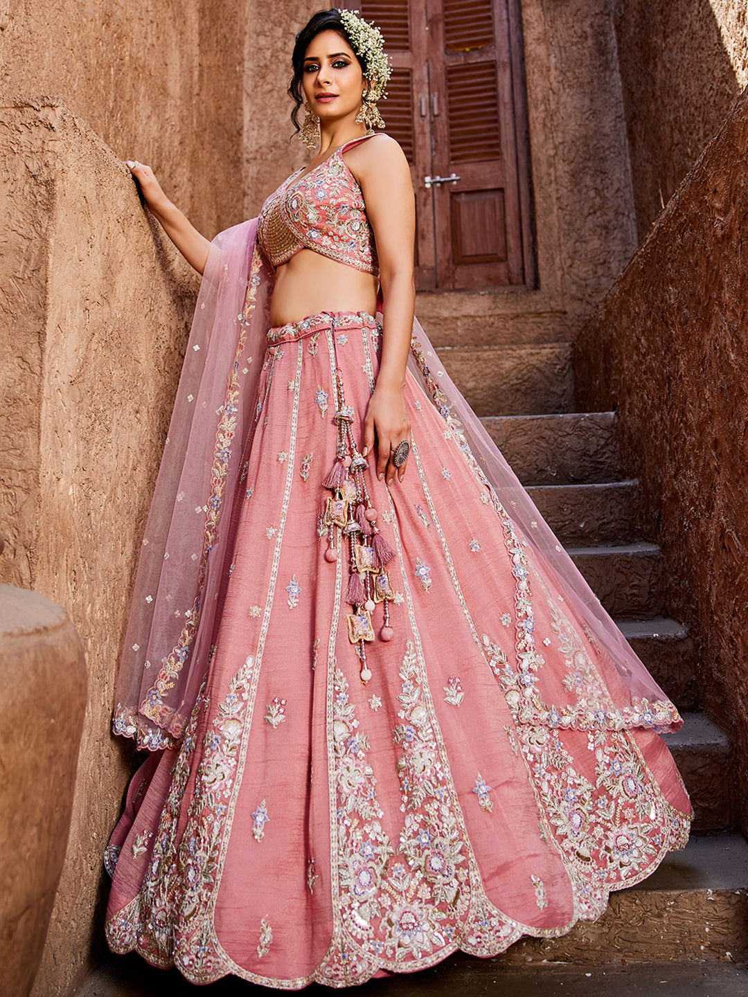 Majestic pink lehenga