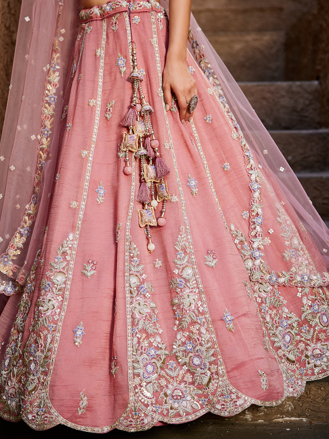 Majestic pink lehenga