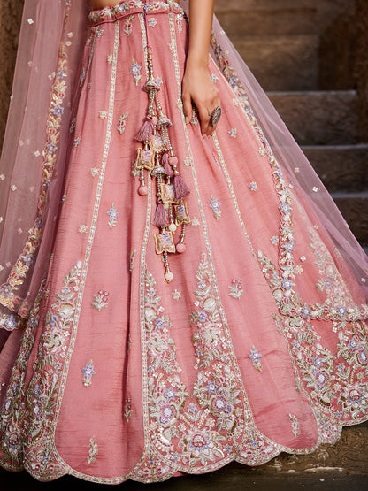 Majestic pink lehenga