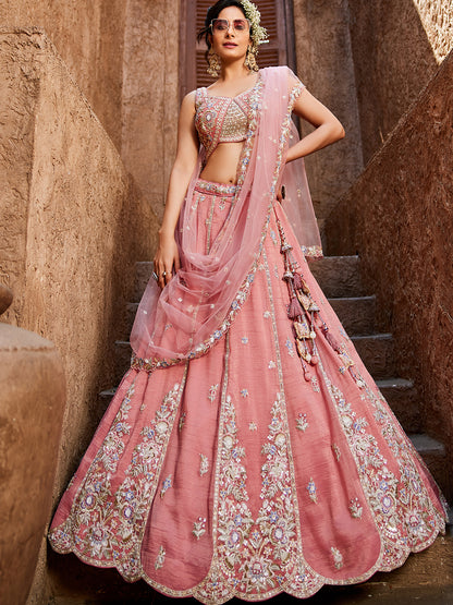 Majestic pink lehenga