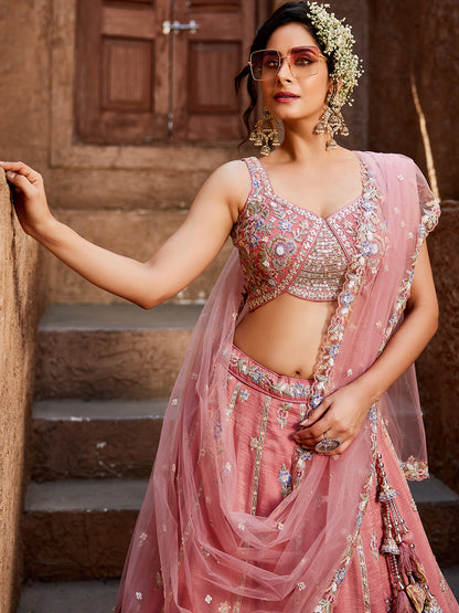 Majestic pink lehenga