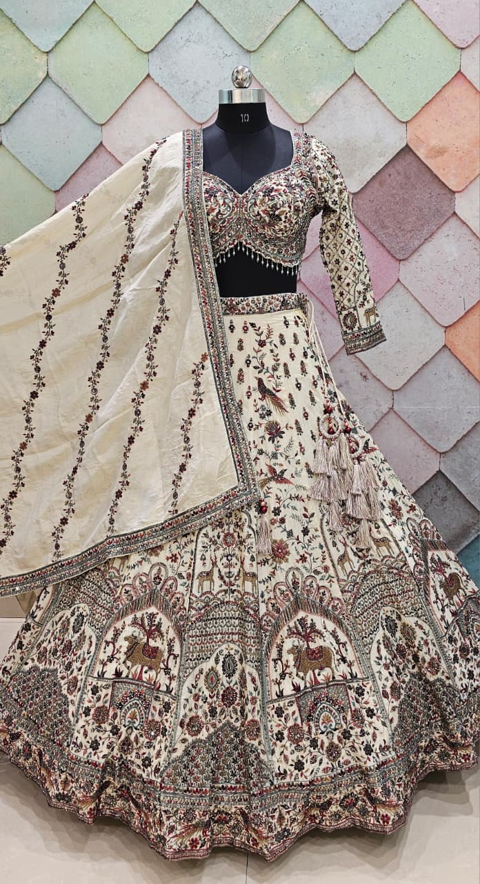 Golden Crop Top Lehenga