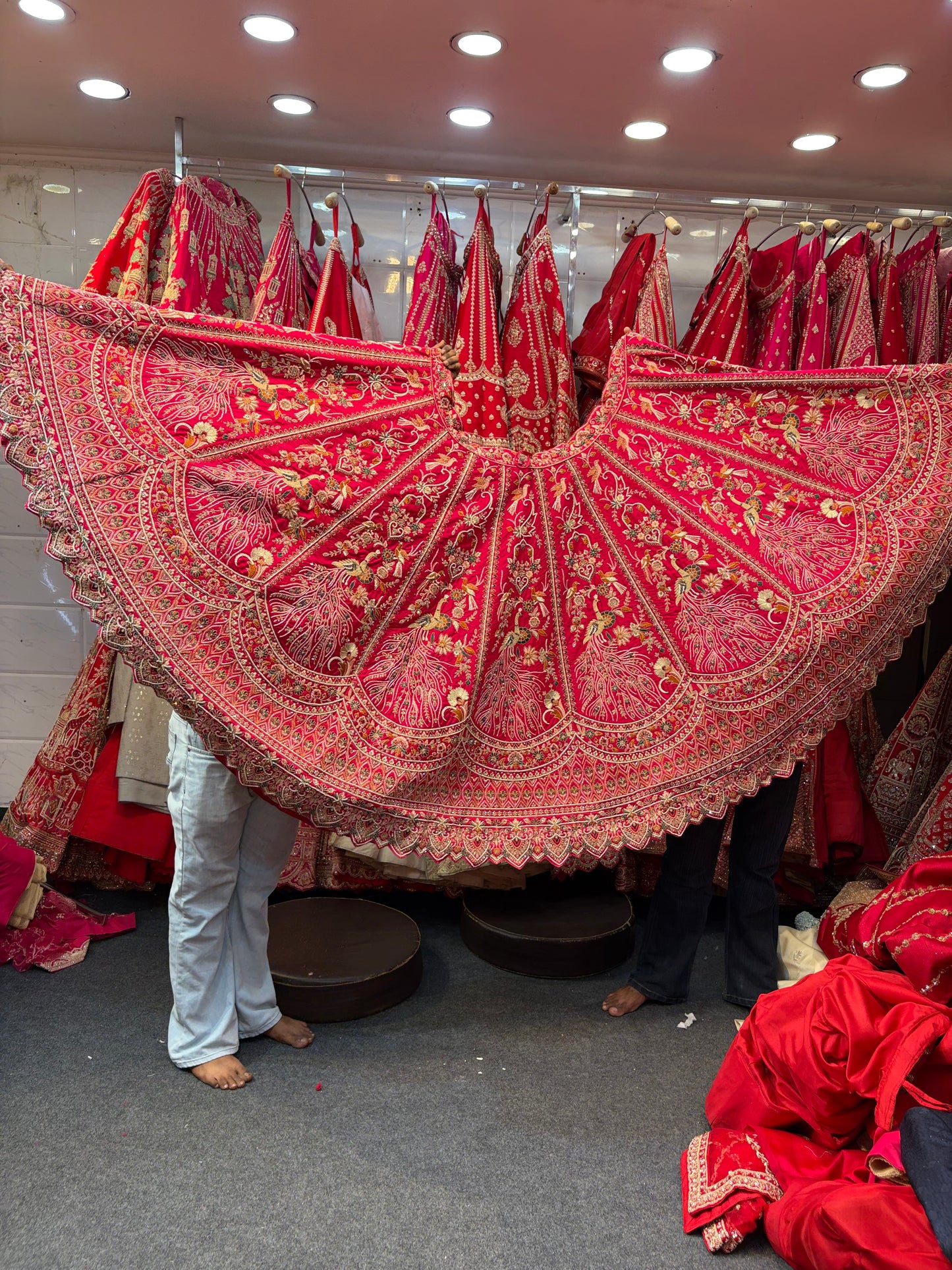 Red Designer Bridal Lehenga