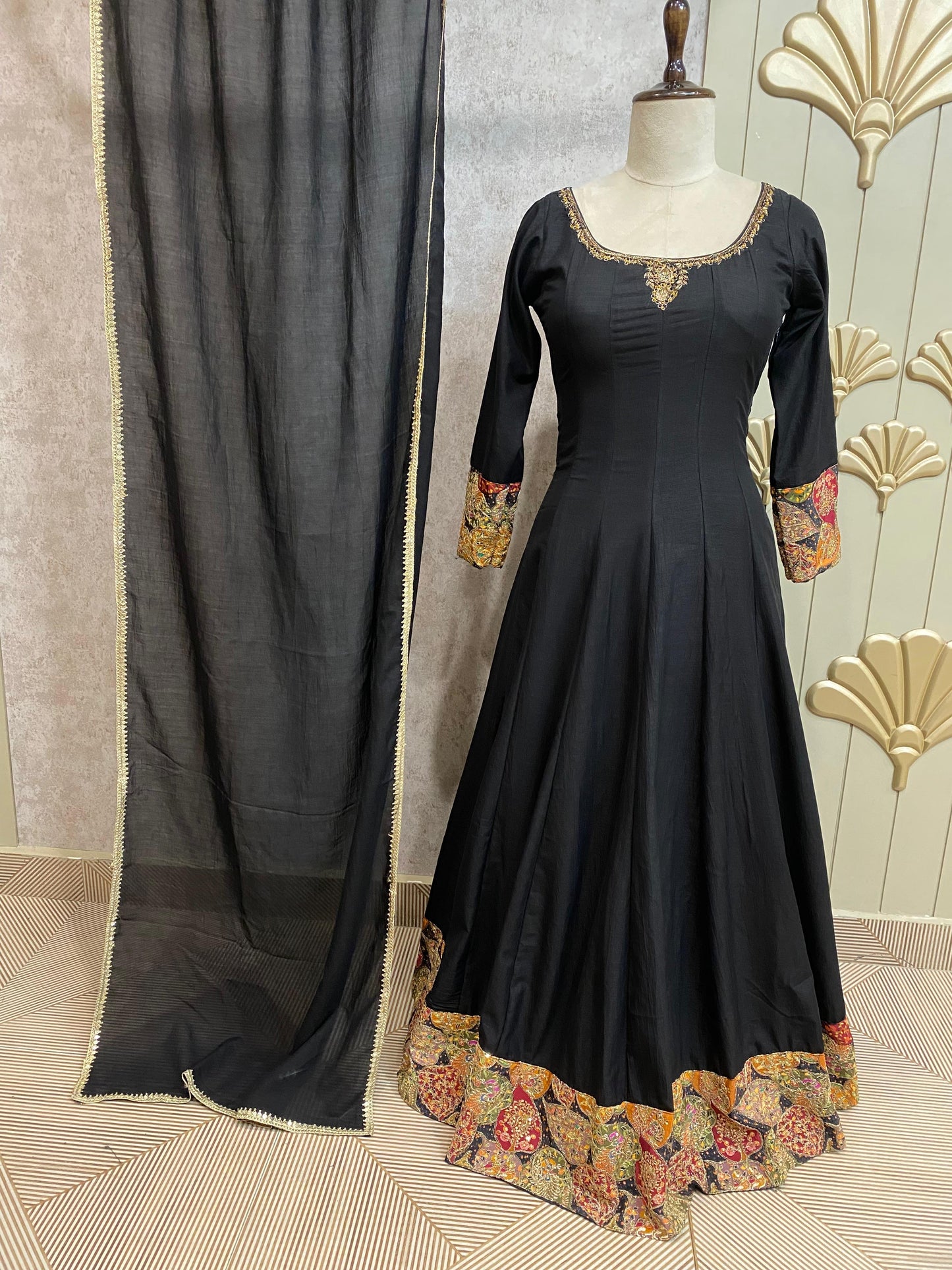 Black gown