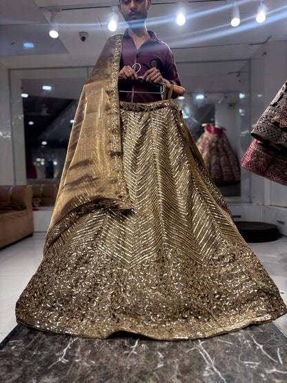 Fantastic golden Lehenga