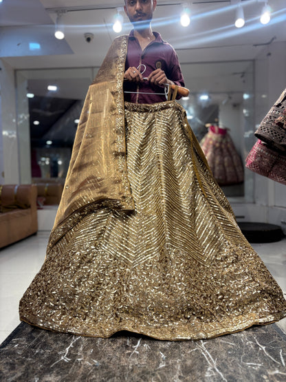 Fantastic golden Lehenga