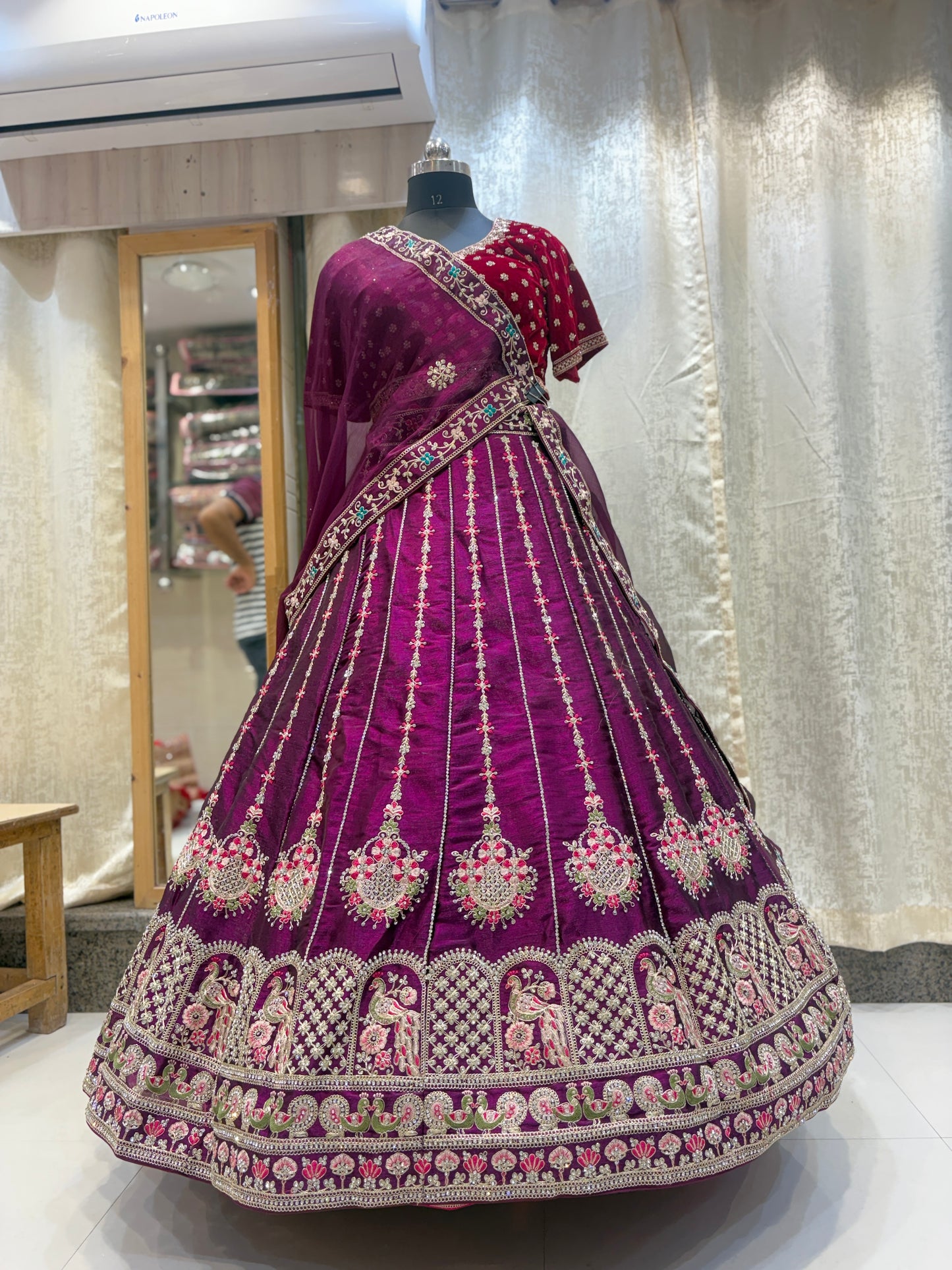 Gorgeous purple Lehenga