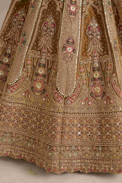 Golden Yellow Designer Lehenga 2104