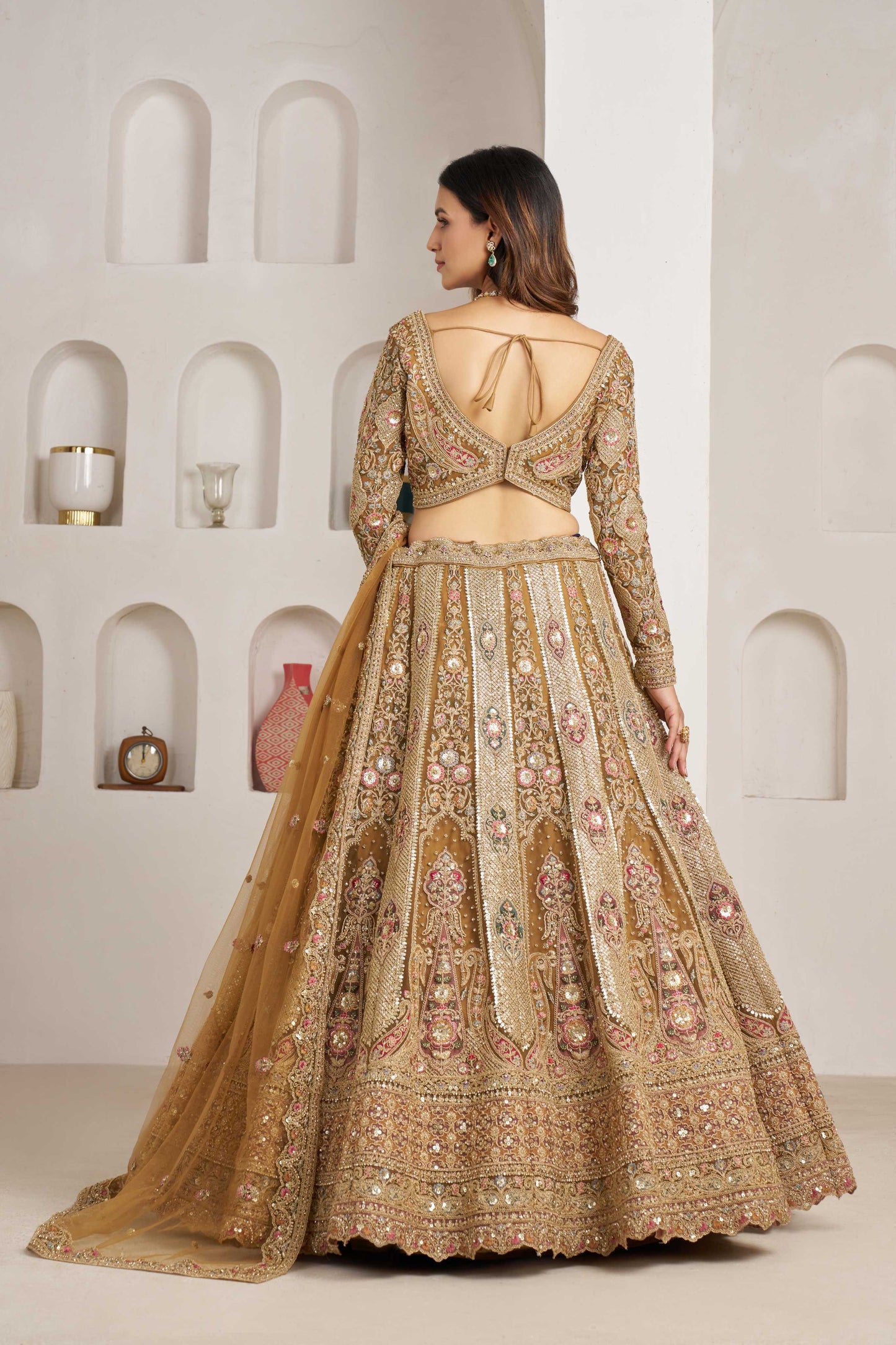 Golden Yellow Designer Lehenga 2104