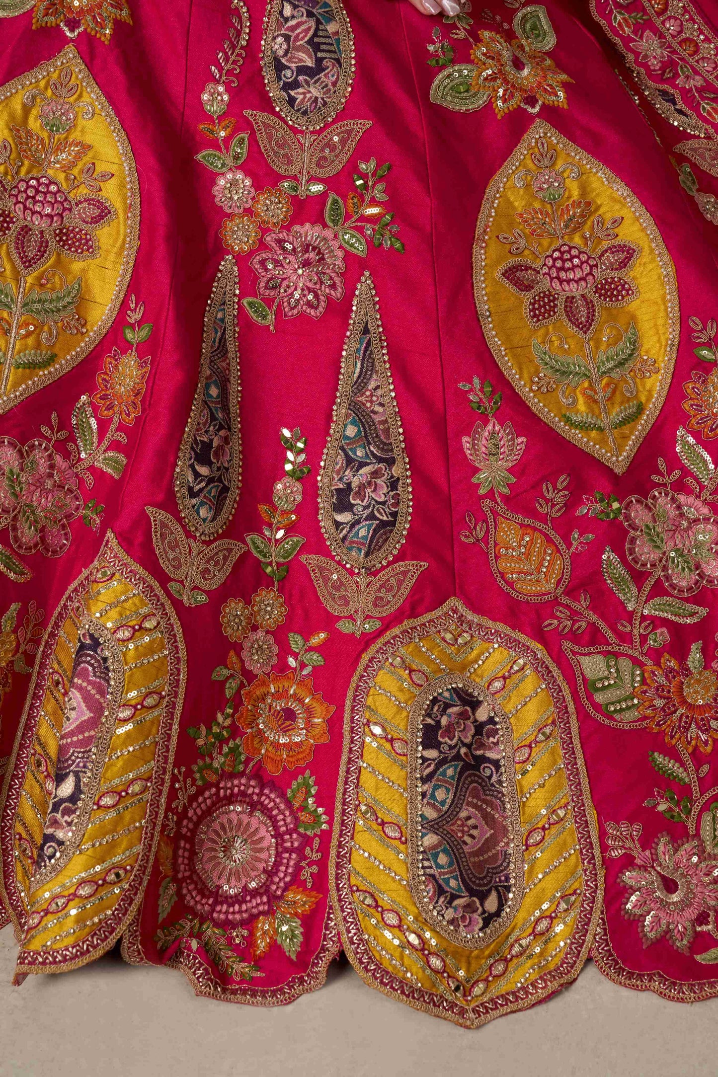Red Designer Lehenga 2116