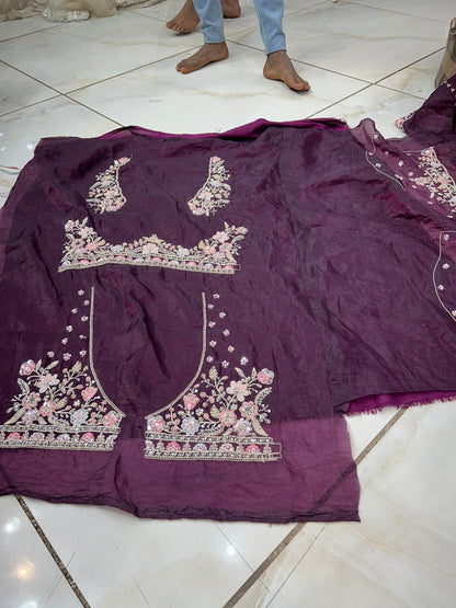 Amazing purple lehenga