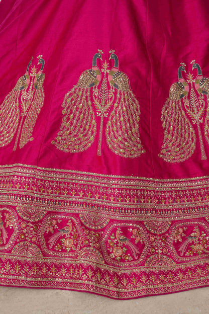 Purple Peacock Designer Lehenga 2133