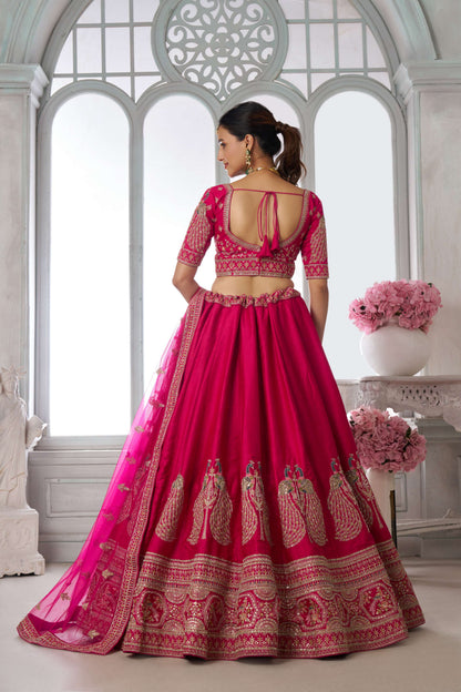 Purple Peacock Designer Lehenga 2133
