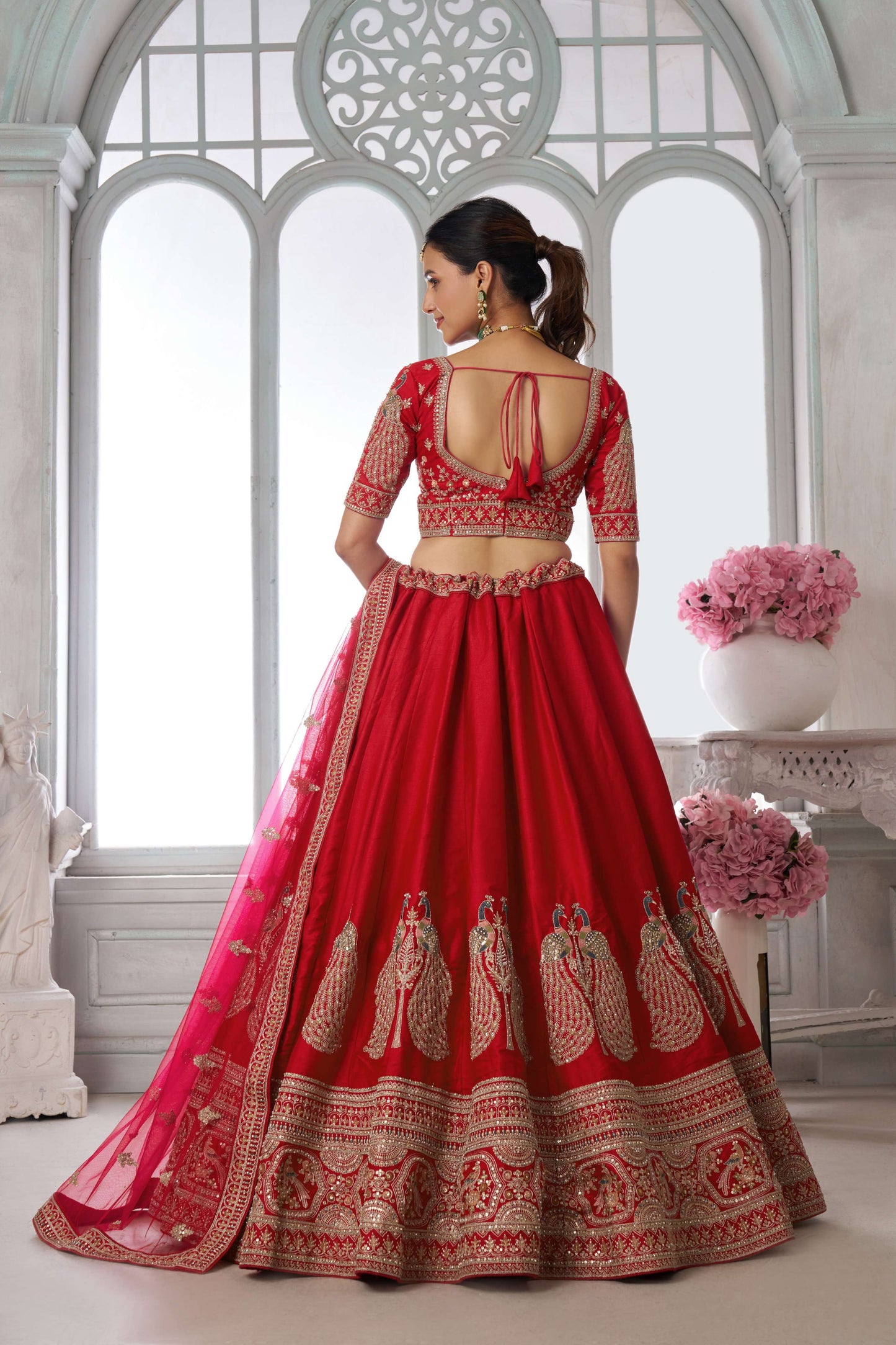 Purple Peacock Designer Lehenga 2133