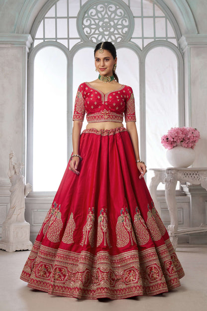 Purple Peacock Designer Lehenga 2133